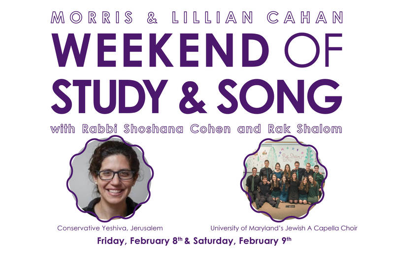 Banner Image for Morris and Lillian Cahan Weekend of Learning: Havdalah, Dessert Reception & Discussion with Rabbi Shoshana Cohen